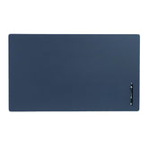 Navy Blue Leather Desk Pad w/out Rails, 34 x 20